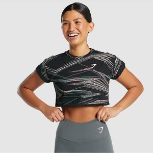 Gymshark Zone Crop Graphic Tee
